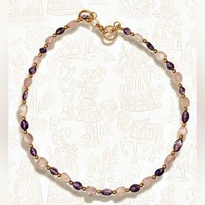 Amethyst & Kunzite Necklace Prescription For Opening Self  To Spiritual Realm